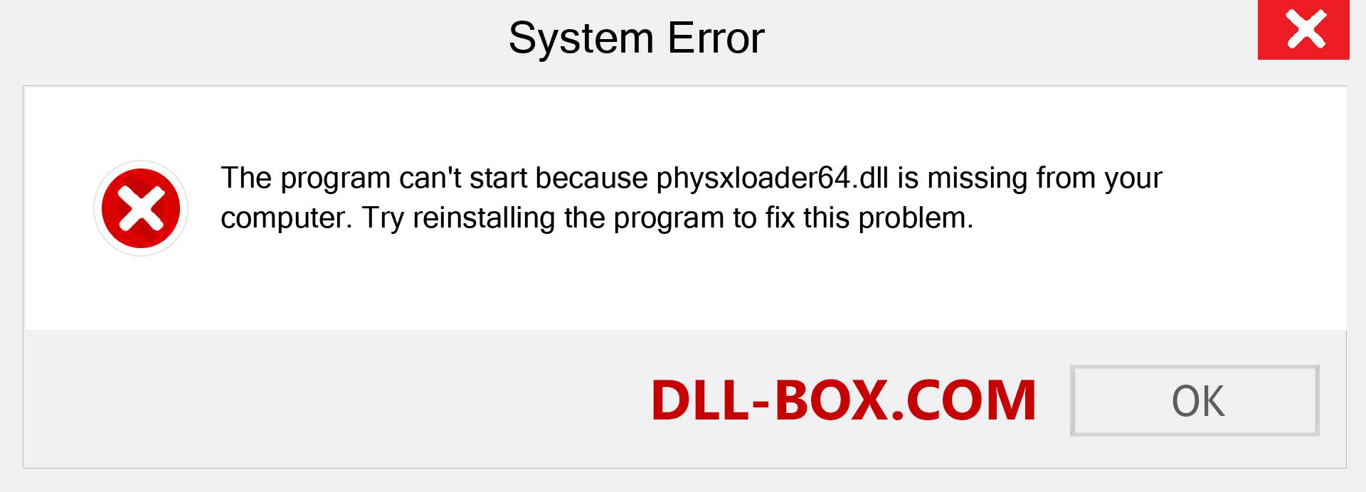  physxloader64.dll file is missing?. Download for Windows 7, 8, 10 - Fix  physxloader64 dll Missing Error on Windows, photos, images